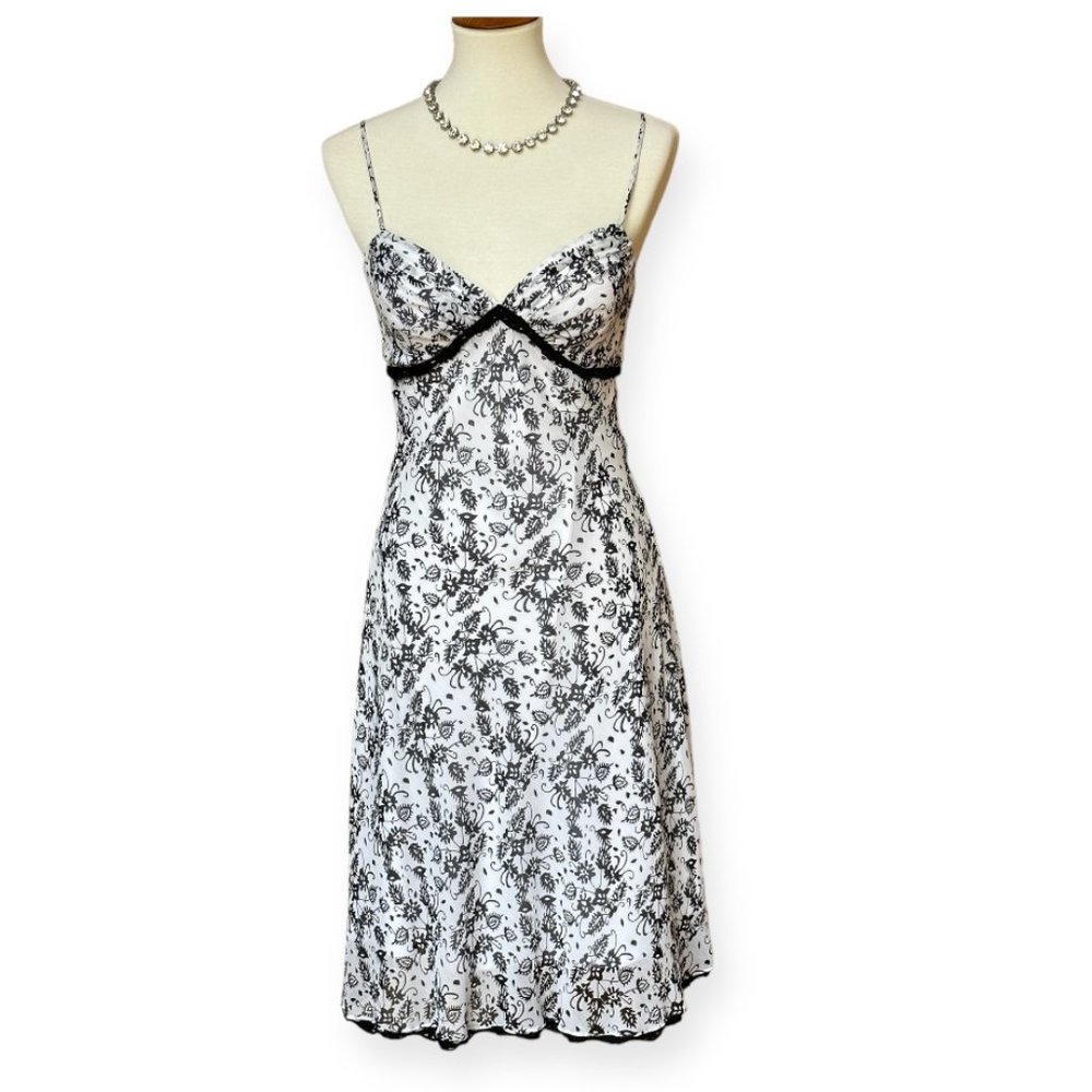 White House Black Market Spaghetti Strap Midi Dress